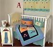 Nursery To Go Transportation 10 Piece Crib Set