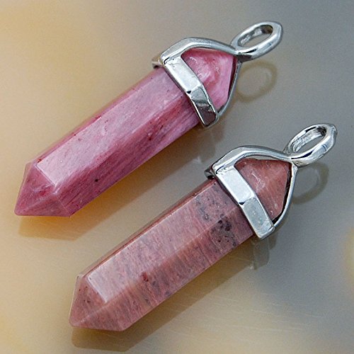 Gemstone Six Pyramid Healing Chakra Pendant 1.6