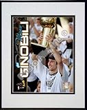 Manu Ginobili 2005 NBA Championship With Trophy Composite (#12) Double Matted 8 X 10 Photograph