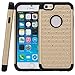 iPhone 6S Case, iPhone 6 Case, Style4U iPhone 6S / 6 Studded Rhinestone Crystal Bling Hybrid Armor Case Cover for Apple iPhone 6S / iPhone 6 with 1 HD Screen Protector and 1 Stylus [Gold/Black]