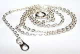 18 Silver Plated Trace Chain