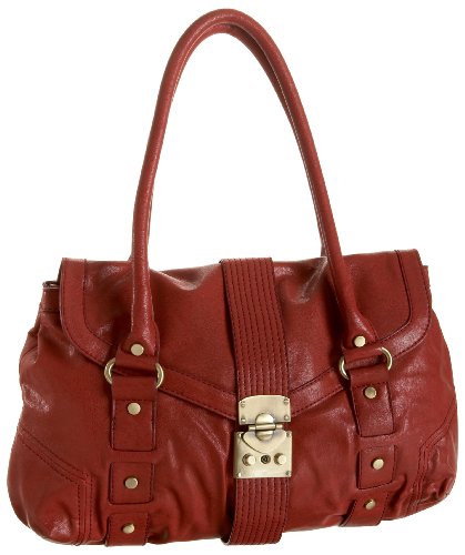 Melie Bianco W9-392 Satchel,Red,one size