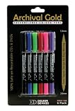 Delkin Devices DDCD-R PEN 6PK Solvent free Non-toxic Safe Pen for CD/DVD - 6 Pack