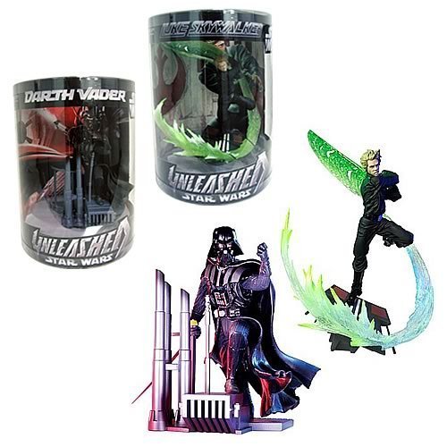 Star Wars Unleashed Darth Vader and Luke Skywalker Set