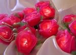 Pink Rose Battery Powered LED Fairy L...