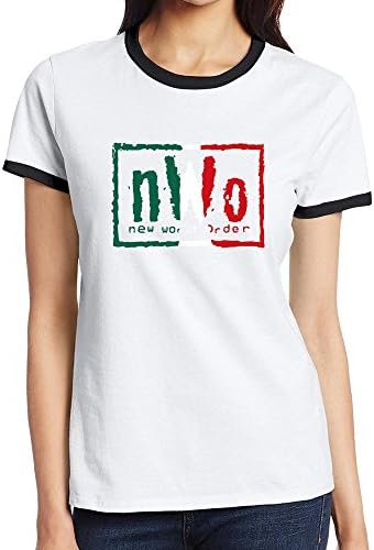 Women's Nwo Wolfpack Wrestling Juventus F C Geek Contrast Color T-Shirt