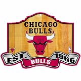 NBA Chicago Bulls 11-by-17 inch Established Wood Sign