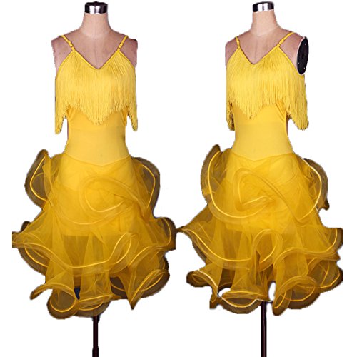 (Newya) ニューヤ レディース 発表会用 豪華 ラテン 社交ダンスドレス モダンダンス 衣装 開場ドレス ワンピース 服