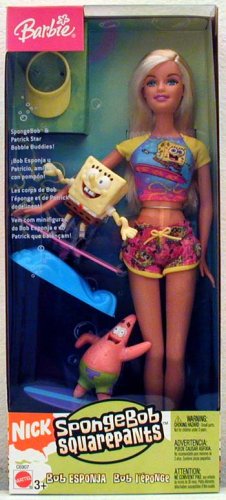 514t15l6qdL Barbie with SpongeBob and Patrick Bobble Buddies