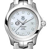 Harvard University TAG Heuer Watch - Women's Link with Mother of Pearl Diamond Dial at M.LaHart