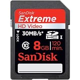 SanDisk サンディスク SDHC カード 8GB（SD 8GB） Extreme HD Video 超高速30MB/秒 新登場 世界/国内シェアNo.1 並行輸入品 パッケージ品
