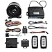 BANVIE Car Alarm System, Security Antitheft Alarm Systems with Keyless Entry, with Microwave Sensor & Shock Sensor