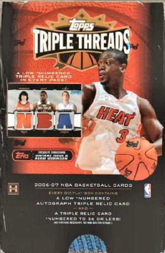 2006 07 Topps Triple Threads Basketball Unopened Hobby Box