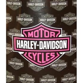 Harley Davidson Blanket - Pink Logo