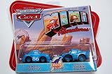 - 	 Disney / Pixar CARS Movie Toy Mini Adventures 2-Pack Dinoco Chick Hicks & Dinoco Lightning McQueen