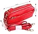 Premium Leather Women's Clutch Wallet Billfold Coin Change Purse Single Shoulder Messenger Bag Cellphone Holder Bag Card Holder Makeup Cosmetics Pouch Case with Wristlet and Shoulder Strap (Black)