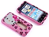 Smile Case Hello Kitty Pink Leopard Cheetah Bling Rhinestone Crystal Jewele ....