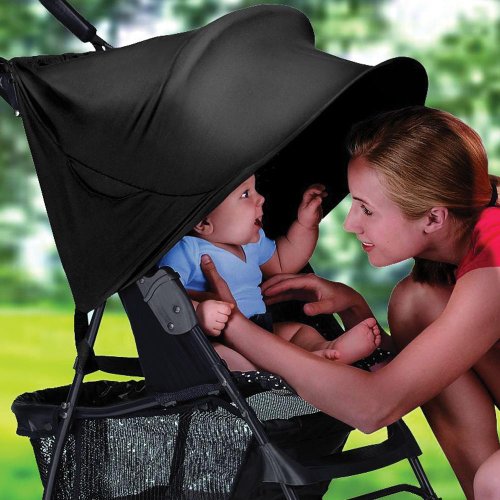 RayShade® UV Protective Stroller Shade Improves Sun Protection