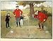 Addressing the Ball by V. Venner. Size 16.00 inches width by 11.91 inches height. High Quality Art Poster Print