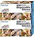 1000 Disposable Gloves (500 ct. x 2 boxes) - FDA Approved