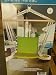 Swinging Hammock Rope Chair with Padded Seat Lime Green