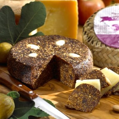 Fig Cake in Basket by LaTienda.com by Product of Spain