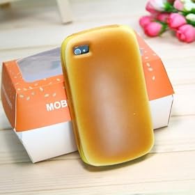 Bread Design Protective Case for Apple iPhone 4 *With Bread Scent +Free Screen Protector and Charge USB Cable(1586-3)