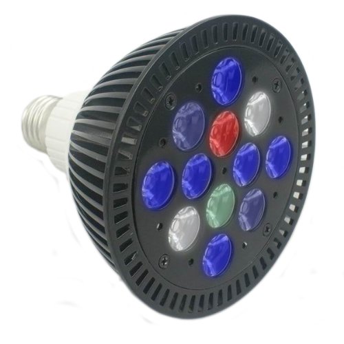 Coral Compulsion 36w Par38 LED 20k Full Spectrum Dimmable Reef Light Coral Compulsion 36w Par38 LED 20k Full Spectrum Dimmable Reef Light