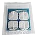 8 Pads of Easy@home 2â€x2â€ TENS Unit Reuseable Self Stick Carbon Electrode Pad - Non Irritating