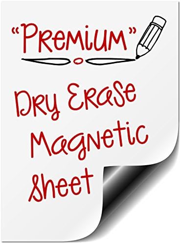 Bigtime Mini Magnetic Dry Erase Message Board for Refrigerator Horizontal or Vertical Whiteboard Planner Fridge Magnet. Also Great as a Meal, Grocery, To Do or Chore List.(8.5 x 11" Small Blank)
