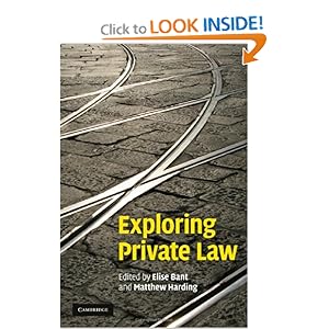 Amazon.com: Exploring Private Law (9780521764353): Elise Bant ...