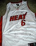 Miami Heat Team Signed Jersey - Autographed NBA Jerseys