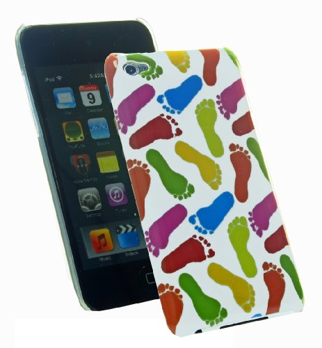 Apple iPod Touch 4th Generation - Touch 4G Case/Cover - IMD Print Series - Happy Feet - White - Accessories4Life