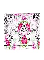 Hannibal Laguna Pañuelo Cachemira Asbury (Blanco / Rosa)