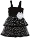 Apparel : She's the One Girls 2-6x Ruffle Tank Dress With Dot Tulle
