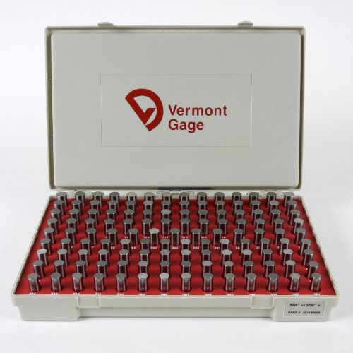 Vermont Gage 101100600 5010 - 6250 Class ZZ Plus Pin Gage Set