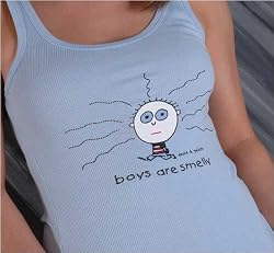 BOYS ARE SMELLY TANK TOP (boys are stupid series)
