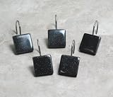 Griffin Black Shower Hooks