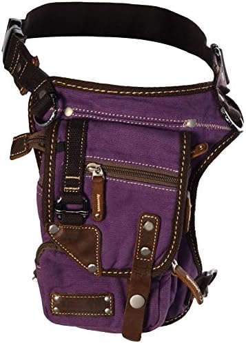 Ukoala Lily Hands-free Bag Drop Leg Waist Straps, Unisex, Denim