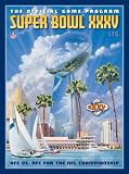 Canvas 36 x 48 Super Bowl XXXV Program Print | Details: 2001, Ravens vs Giants