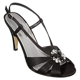 Isaac Mizrahi for Target® Laurel Strappy Jeweled Pumps - Black