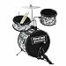 Read First Act FD7049 Jr. Drum Set, Black/Silver Details First Act FD7049 Jr. Drum Set, Black/Silver