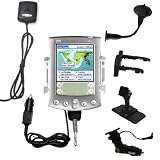 Car / Auto Multi Adapter Mount Holder GPS Navigation Kit for the PalmOne m515 with built in charger - Gomadic Brand