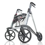 Active Walker 10 Wheel Rollator, Midnight Black