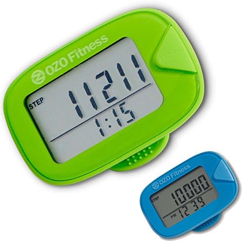 OZO Fitness Pedometer SC1 - Best Pedometer for Walking, a Wearable Digital Personal Fitness Tracker for Men, Women &amp; Kids. Track Steps, Calories &amp; Miles Walked. Get your Step Counter Today!