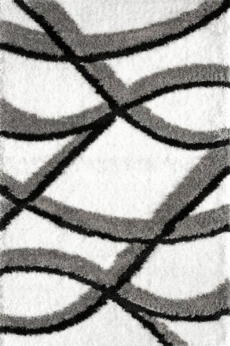 Lalee 347117680 Teppich Karneval 405, 80 x 300 cm, wei&szlig; Preisvergleich