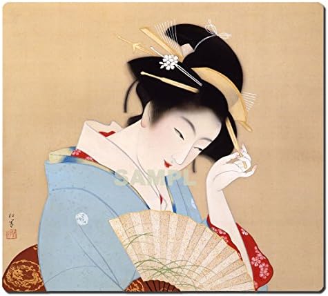 10001 Uemura Shouen - Haruno Ysooi ukiyo-e mouse pad MADE IN JAPAN