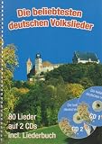 Produkt-Bild: Die beliebtesten deutschen Volkslieder, Gro&szlig;druckausgabe, m. 2 Audio-CDs