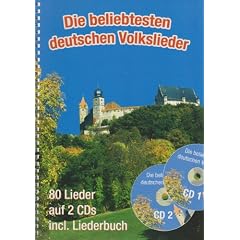 Die beliebtesten deutschen Volkslieder, Gro�druckausgabe, m. 2 Audio-CDs