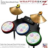 Kearas Peace Signs on White Skin by WraptorSkinz fits Guitar Hero 4 World T ....